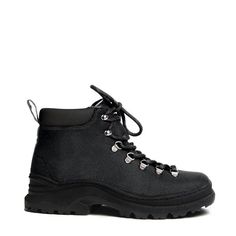 The Weekend Boot Classic Black - Alice + Whittles Ridding Boots, Chunky Combat Boots, Weekend Hiking, Outdoor Boots, Hiking Boot, Thick Socks, Almost Perfect, Vegan Shoes, Lug Sole