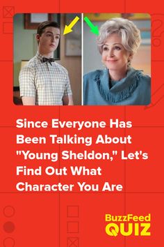 an advertisement for buzzfeed quiz with two people