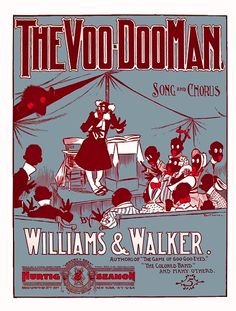 the vod - dooman song and circus poster for williams & walker's show