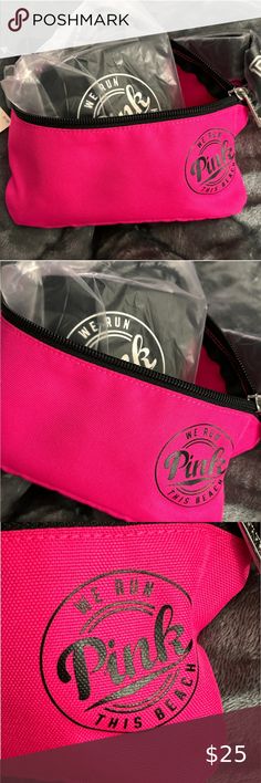 Victoria’s Secret Pink Belt Fanny Pack and Cozie NWT Pink Belt, Fanny Pack, Secret Pink, Victoria’s Secret, Victoria's Secret, Pink