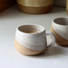 Round Espresso Mug - Holistic Habitat Earthy Pottery Glaze, Glazed Mugs Ceramic Pottery, Espresso Mugs Pottery, Handthrown Mug, Slab Built Mug, Pottery Ideas Simple, Cermaic Mugs, Pottery Espresso Cups, Mug Shapes Pottery