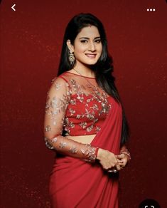 Aditi Rathore Naamkaran, Aditi Rathore Saree, Blouse Design 2023, Aditi Rathore, Net Blouse, Latest Blouse Designs Pattern