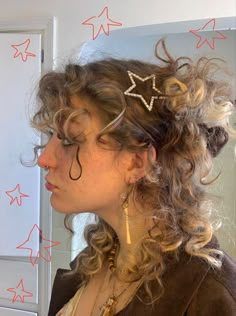 Hairdos For Curly Hair, Peinados Fáciles Para Cabello Corto, Hair Reference, Cut My Hair, Dream Hair, Curly Hairstyles, Aesthetic Hair