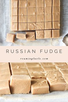 russian fudge is an easy and delicious dessert that's ready to be eaten