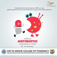 World Antibiotic Awareness Week | Pharmacy College in Wardha Infection Control, World Health Organization, Pharmacy, Medical, Education