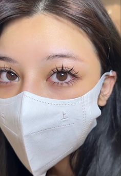 Eyelash Extensions Manga, Natural Lashes Asian Eyes, Manhua Lash Extensions, Japanese Eyelash Extensions, Korean Lash Extensions, Eyelash Extensions Korean, Manhua Lashes, Doll Lashes