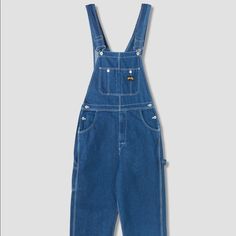 Never Worn Super Cute, Workwear Style Bib Overalls. Comfortable Denim. Listed Size Is “Xxl” But Fits More Like A Us 6-10, Depending On Desired Fit. Original Price $134 Denim Blue High Rise Relaxed Fit Overalls, Denim Overalls With Relaxed Fit, Denim Bib Front Jeans For Workwear, Relaxed Fit Bib Front Denim Jeans, Relaxed Fit Denim Jeans With Bib Front, Medium Wash Bib Front Jeans For Work, High Waist Medium Wash Overalls For Workwear, Blue High Rise Relaxed Fit Overalls, Blue High-rise Relaxed Fit Overalls