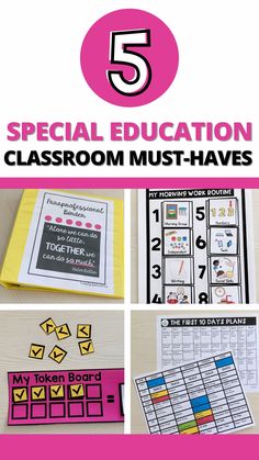 the 5 special education classroom must haves