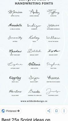 an image of handwriting on twitter with the caption'best 25 + script ideas on pinterest '