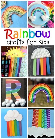 rainbow crafts for kids to make