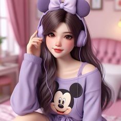 Animated Girly Pics Wallpaper, Cute Cartoon Girl Wallpaper, Animated Dolls Dp, Cartoon Wallpaper Hd Girl, តុក្កតាcute Girl, Baby Pink Wallpaper Iphone, Friendship Photography, Girly Dp