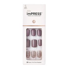 PRICES MAY VARY. Press On & Go: The new generation manicure is here! Now with PureFit Technology, imPRESS is slimmer and super comfortable, resulting in the most natural looking fit. Get a salon quality mani in minutes; 30 Nails, Prep Pad, Mini File, and Cuticle Stick DIY Nails That Wow: KISS imPRESS is always on trend, bringing you irresistible colors and finishes with glitter, 3D crystals, and more; Get in on the hottest colors, shapes, lengths, finishes, and custom art motifs; You can press-o Dream Catcher Nails, Impress Manicure, 30 Nails, Kiss Products, Impress Nails, Weak Nails, Short Press On Nails, Kiss Nails, Manicure Kit