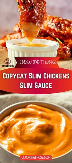 the recipe for copycat slim chicken's slim sauce