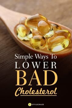 Bad Cholesterol Foods, Lower Bad Cholesterol, Cholesterol Meals, Ways To Lower Cholesterol