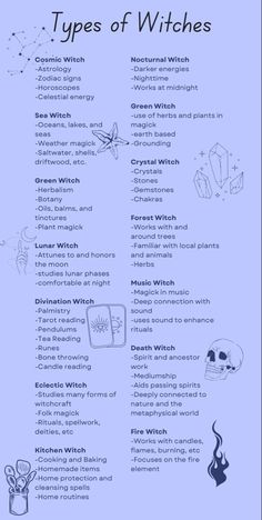 Different Types Of Witches And What They Do, Zodiac Witch Types, 5 Types Of Witches, Witches Numbers, Opposite Symbols Tattoo, Different Types Of Spells Witchcraft, Witch Coven Names Ideas, All Types Of Witches, Witch Types Aesthetic