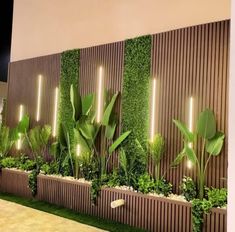 Balcony Wall Design, Green Wall Design, Terrace Garden Design, Terrace Decor, Minimalist Bedroom Design, Interior Wall Design, Terrace Design, Balcony Design, Restaurant Interior Design