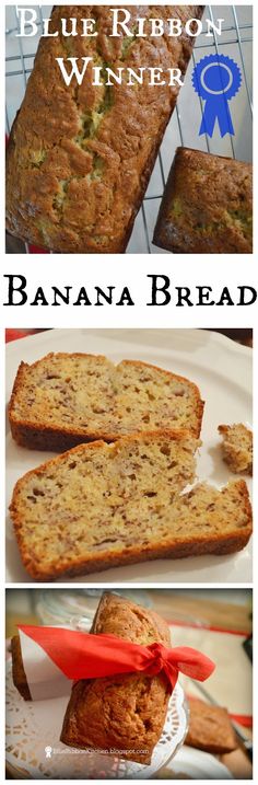 blue ribbon winner banana bread recipe