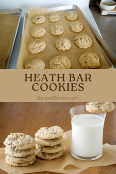 They need to cool completely to let the Heath Bars get crunchy again. They are worth waiting for, believe me. Heath Bar Cookies, Buttery Cookie, Heath Bar, Christmas Food Treats, Heath Bars, Kids Cooking Recipes, Best Christmas Recipes, Kids Cooking