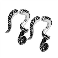 Description: Vivid Design: The whole fake gauge stud earring is made into the octopus claw shape, snake shape, skull shape, and mermaid shape. Fine Craftsmanship: The octopus sucking disc is highly paved, vivid, and exquisite. Worry-Free After-Sales: 60-day refund or exchange guarantee, we proceed with the request for you in 12 hours. Fast-Shipping: US (2-6 days); UK (6-8 days); CA ( 15-20 days); AU (10-15 days); EUROPE (10-25 days); Other Places (12-25 days). Size: Pin Thickness: 20 Gauge=0.8 m