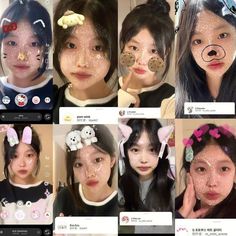 Filter Instagram Cute, Snow App Filters, Glitter Filter, Best Filters, Aesthetic Ig Filter Selfie, Snapchat Filters Selfie, Filters Instagram, Makeup Korea, Filter Ig