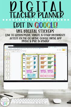 5 reasons you should try a digital teacher planner - Kristi DeRoche Digitals plannergoals #plannerestudos📜 Editable Teacher Planner, Digital Teacher Planner, Dates To Remember, Organized Teacher, Classroom Planning, Teacher Lesson Planner, Education Tips, Classroom Newsletter, Math Groups