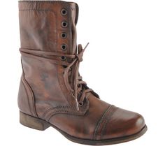 Steve Madden-Troopa Boot Steve Madden Troopa Boots, Army Combat Boots, Brown Combat Boots, Military Combat Boots, Real Leather Boots, Madden Boots, Boho Boots, Army Boots, Steve Madden Boots