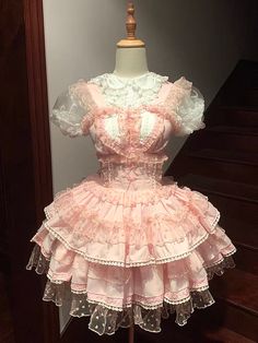 Kawaii Outfit Ideas, Dolly Dress, Kawaii Fashion Outfits, Ballet Dress, Fairytale Dress, Sweet Lolita, Really Cute Outfits, Kawaii Clothes, Lolita Dress