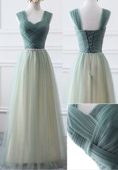 Gaun Abad Pertengahan, Sweetheart Bridesmaids Dresses, Cute Homecoming Dresses, Green Tulle, Floor Length Prom Dresses, Trivia Questions, Fairytale Dress, Beauty Dress, Fancy Dresses