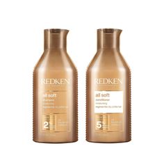 All Soft Redken, Redken Shampoo And Conditioner, Redken Shampoo, Soft Silky Hair, Moisturize Dry Hair, Redken All Soft, Dry Brittle Hair, Redken Hair Products, Good Shampoo And Conditioner