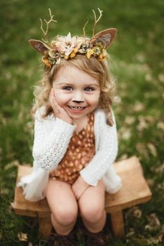 Ships for Halloween Fawna fall Colors Mustard Tan Deer | Etsy Baby Girl Costume Ideas, Toddler Girl Halloween Costume, Baby Girl Halloween Costume, Fawn Headband, Fawn Costume, Halloween Costume Toddler Girl, Newborn Halloween Costumes, Halloween Infantil, Toddler Girl Halloween