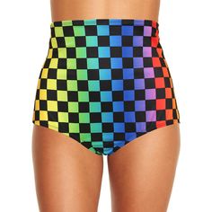 Plus Size Rave, Rave Bottoms, Rave Shorts, Edm Outfits, Shorts High Waisted, Pride Parade, Rave Wear, Rave Outfits, Burning Man