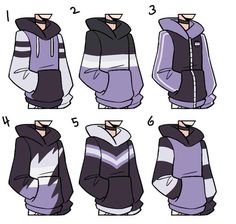 the instructions for how to wear an oversize hoodie