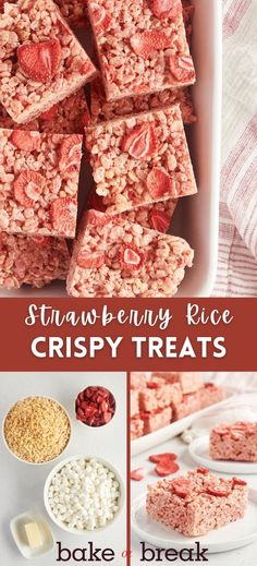 Get ready to fall in love with these Strawberry Rice Crispy Treats – a simple, yet stunning blend of nostalgic comfort and fruity fun! Loved by both kids and adults alike, these treats are sure to be a crowd-pleaser at any gathering. Strawberry Rice Crispy Treats, Vegan Bakes, Crispy Treats Recipe, Sugar Free Jello, Freeze Dried Fruit, Freeze Dried Strawberries, Rice Cereal, Kid Friendly Dinner, Rice Crispy Treats