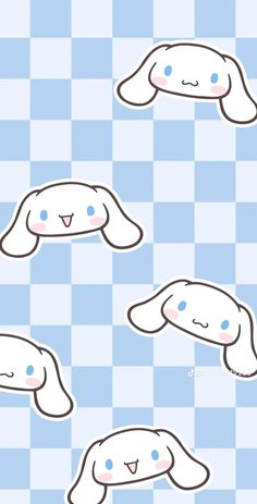 the pattern is very cute and it looks like an adorable bunny or rabbit with blue eyes