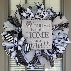 a house is not a home without a minute wreath