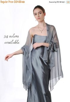 Promo Sale: Evening Silk Chiffon Stole/ Wrap/ Shawl. 34 colors available Bridesmaid Scarves, Wedding Shawls, Evening Scarf, Evening Wrap, Bridesmaid Shawl, Bridal Cover Up, Evening Shawls, Evening Wraps, Silk Chiffon Scarves