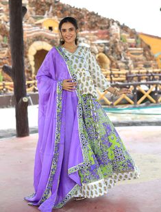 Bagru Hand Block Printed Cotton Lehenga Choli With Mulmul Dupatta