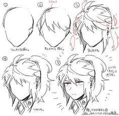 how to draw anime hair for beginners step by step drawing, drawing tips, drawing lessons