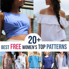 the best free women's top patterns