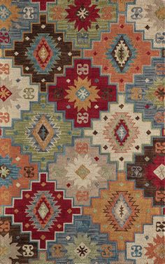 Tangier TAN 23 Multi Rug - Rug & Home Textil Design, Multi Rug, Kilim Fabric, Tangier, 문신 디자인, Rug Direct, A4 Poster, Sewing Material, Carpet Colors