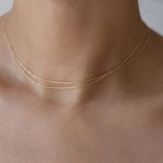 Wrap Dainty Chain Gold Initial Ring, Dainty Chain Necklace, Neutral Outfits, Minimalist Necklace Gold, Exclamation Point, Gold Jewelry Simple Necklace, Wrap Necklace, Wrap Necklaces, Prom Jewelry