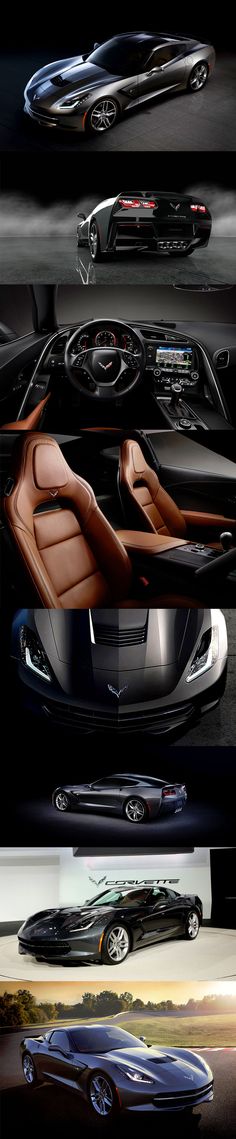 four different views of the interior of a car, from top to bottom and below