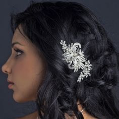 Beautiful Silver Plated Pearl and Rhinestone Wedding Hair Clip - Affordable Elegance Bridal - Wedding Hair Clip, Wedding Planner App, Bridal Hairstyle, Bridal Hair Clip, Wedding Hair Clips, Wedding Accessories Jewelry, Rhinestone Bridal, Rhinestone Wedding, Affordable Wedding