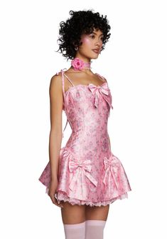 Scandal Sheet Taffeta Dress - Pink – Dolls Kill Sugar Thrillz, Corset Mini Dress, Taffeta Dress, Pink Prom Dresses, Cute Simple Outfits, Pink Mini Dresses, Girly Fashion, Prom Party Dresses, Birthday Dresses