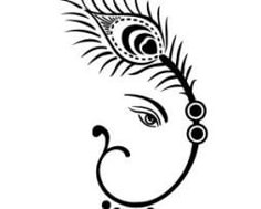 Ganpati Nails Design, Ganpati Outline, Ganesha Outline, Lord Ganesha Wallpapers, Ganesh Ji Wallpaper, Ganesha Illustration, Lingam Shiva, Wallpapers God, Ganesh Chaturthi Festival