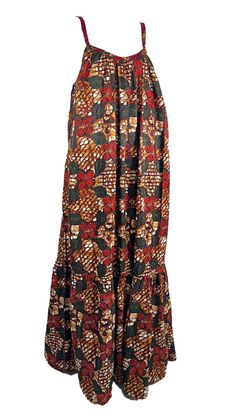 Ankara Silk maxi dress is made with a poly blend. It can be styled in different ways, you can dress it up with high heels or dress down with flats/sneakers. *PLEASE NOTE for this item, size US/UK - L/XL - Length is 62/63Inches. Other prints are also available, kindly start a conversation to ask for more information and pics.Contact us for custom looks and more style options. Sizing 🌺 This is a free size for the size range stated for it. For CUSTOM pls contact us, we will require your US/UK size Flowy Rayon Maxi Skirt For Beach, Flowy Floral Print Maxi Dress, Flowy Maxi Dress With Elastic Waistband For Day Out, Day Out Maxi Dress With Elastic Waistband, Floral Print Flowy Long Maxi Dress, Bohemian Midi-length Flowy Maxi Skirt, Beach Dresses With Elastic Waistband And Stretch, Casual Floral Print Maxi Dress, Flowy Rayon Maxi Skirt