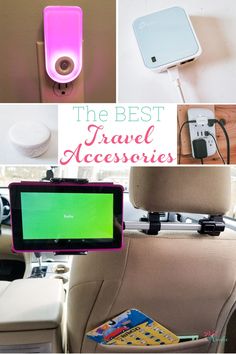 the best travel accessories for your car or van, including an electronic device and other gadgets