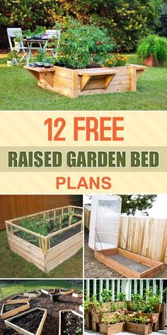 garden bed plans that are easy to build and great for growing plants in the yard