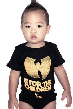 Wutang is for the children one piece wutang by dizasteroyale, $13.50 Bday List, Mom Things, Dope Clothes, Everything Baby, Kids Style, Boy Clothes, Baby Things, Baby Shirts