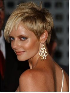 http://researchanalyst.hubpages.com/hub/Short-Hairstyles-Trends-Summer-2009 Marley Shelton, Celebrity Short Hair, Funky Short Hair, Blonde Haircuts, Hot Hair Styles